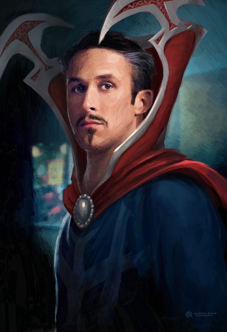 Doutor Estranho  Ryan Gosling quase viveu o mago supremo; confira as artes  - NerdBunker